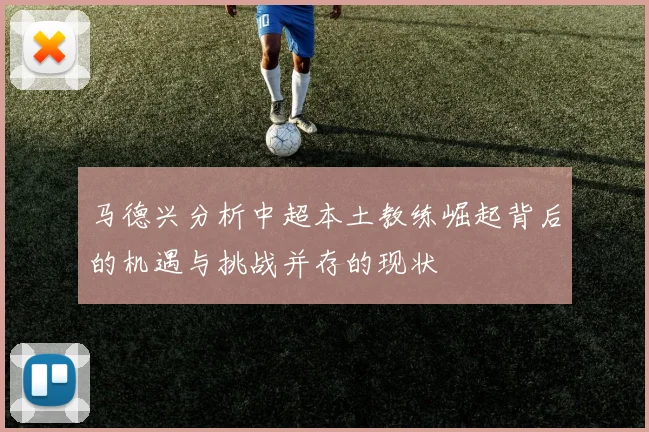 马德兴分析中超本土教练崛起背后的机遇与挑战并存的现状